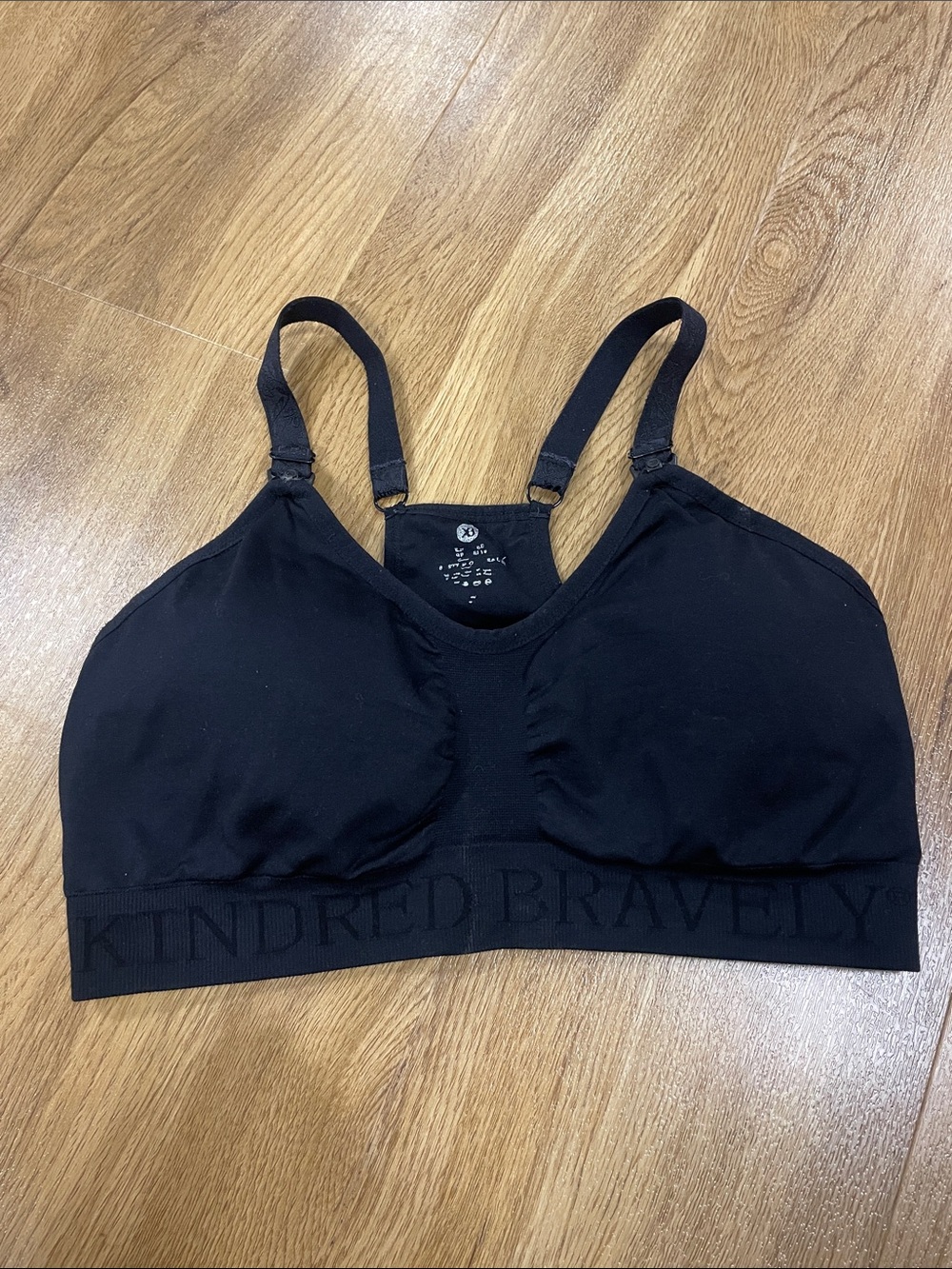 Kindred Bravely Nursing Bras - Black and Light Pink Ombre - Picture 2 of 10